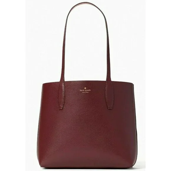 S Kate Spade Twinkle Reversible Tote Purple Pouch Pink K4743 NWT $299 MSRP - Picture 3 of 9